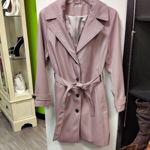 Calvin Klein Mauve Trench Coat
